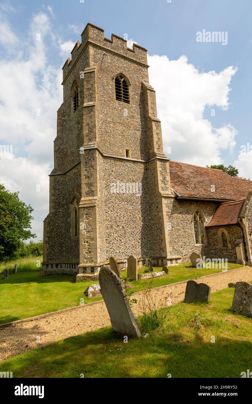 Village parish church of St Clare, Bradfield St Clare, Suffolk, England