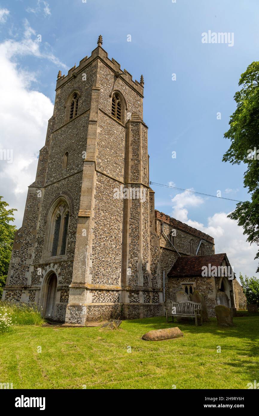 Saint George village parish church, Bradfield St George, Suffolk, England, UK Stock Photo