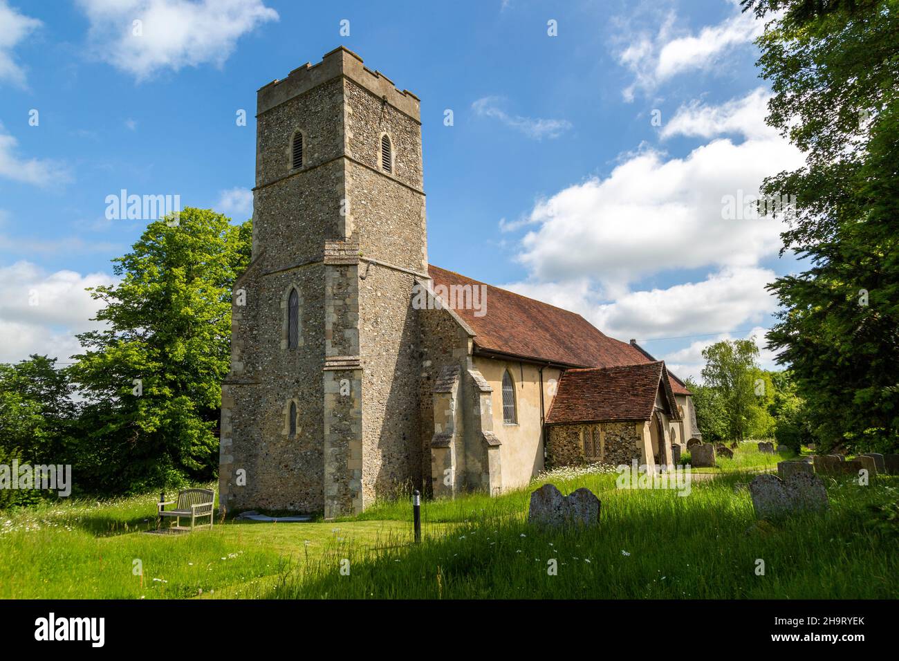 Village parish church of Saint Peter, Elmsett, Suffolk, England, UK