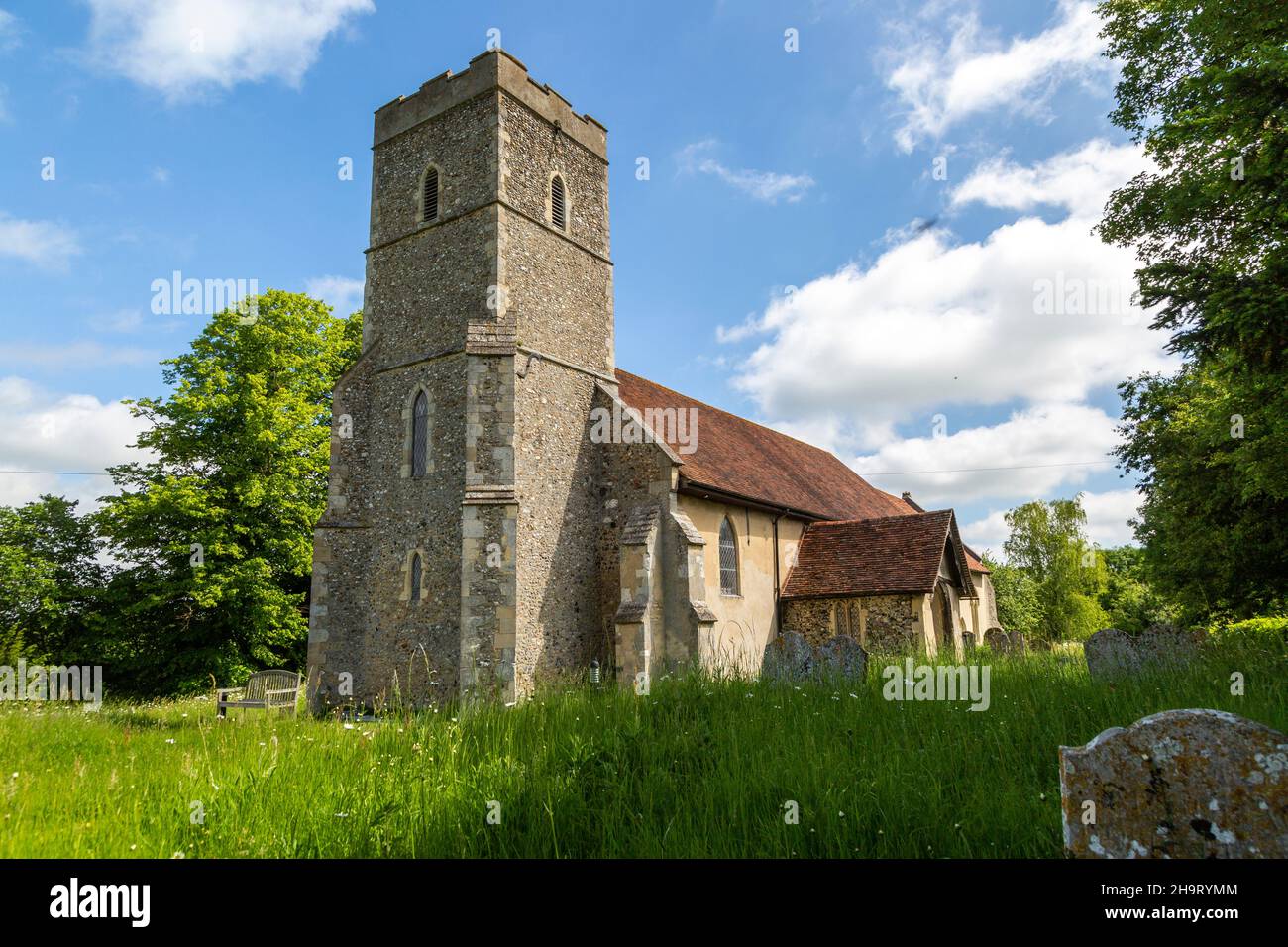 Village parish church of Saint Peter, Elmsett, Suffolk, England, UK