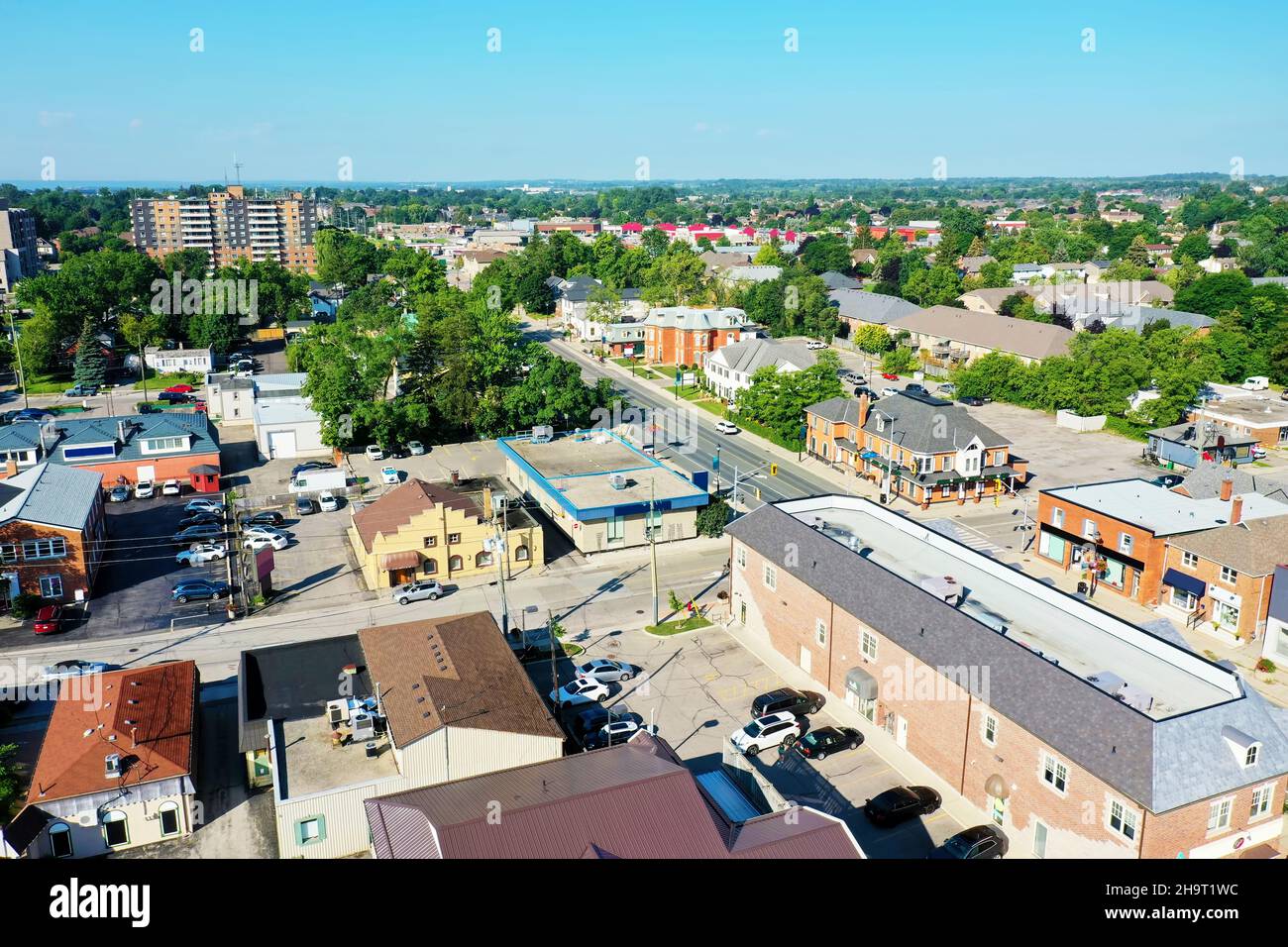 An aerial of Waterdown, Ontario, Canada Stock Photo Alamy