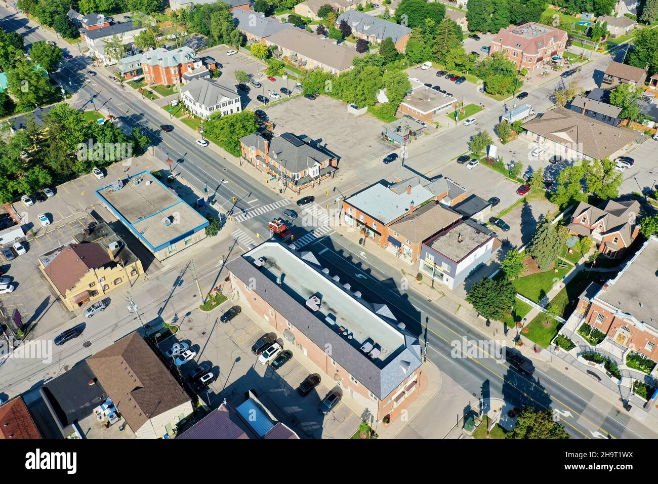 An aerial view of Waterdown, Ontario, Canada Stock Photo Alamy