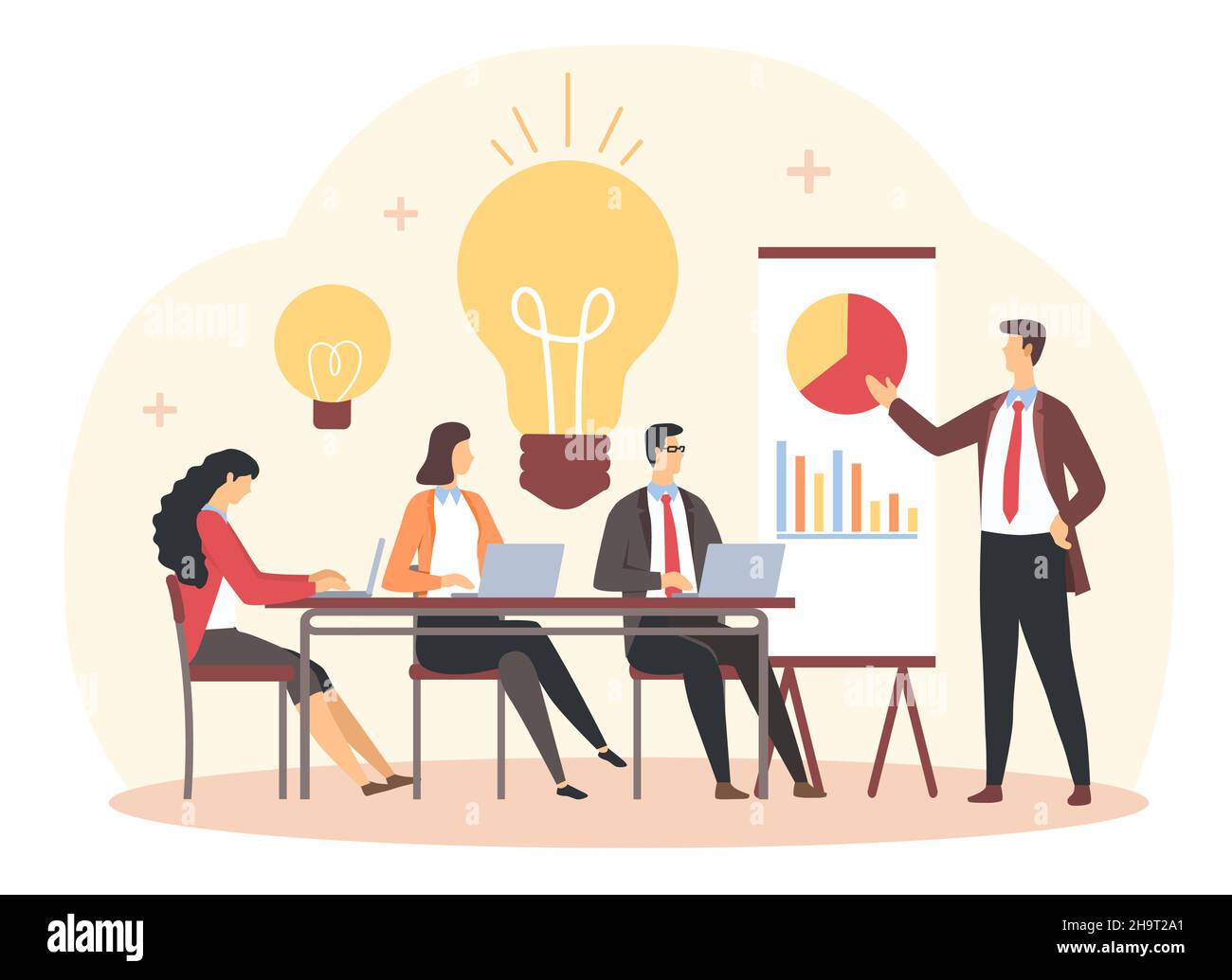 Business team brainstorm Stock Vector Image & Art - Alamy