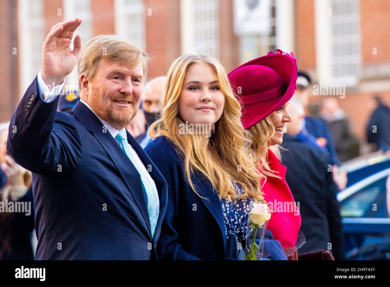King Willem-Alexander and Queen Maxima with Princess Amalia of the ...