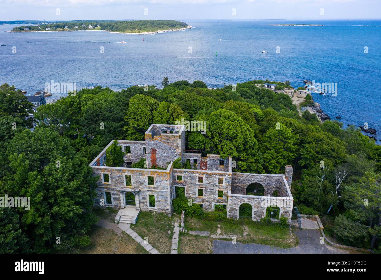 Goddard Mansion, Cape Elizabeth, ME 04107 Stock Photo