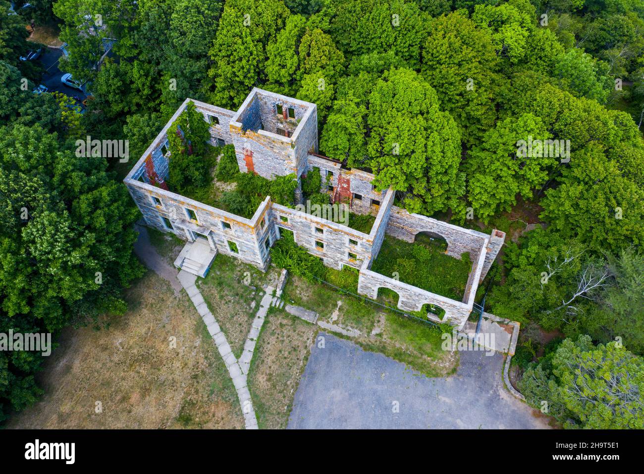 Goddard Mansion, Cape Elizabeth, ME 04107 Stock Photo Alamy