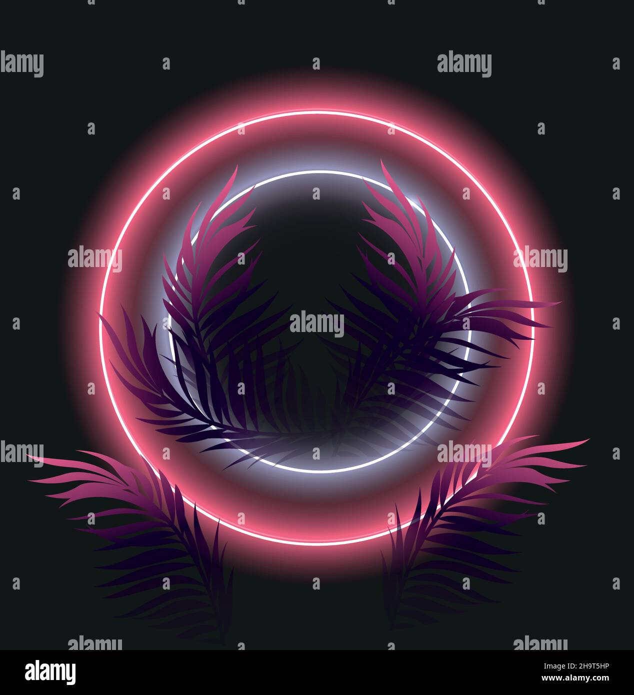Abstract neon background Stock Vector