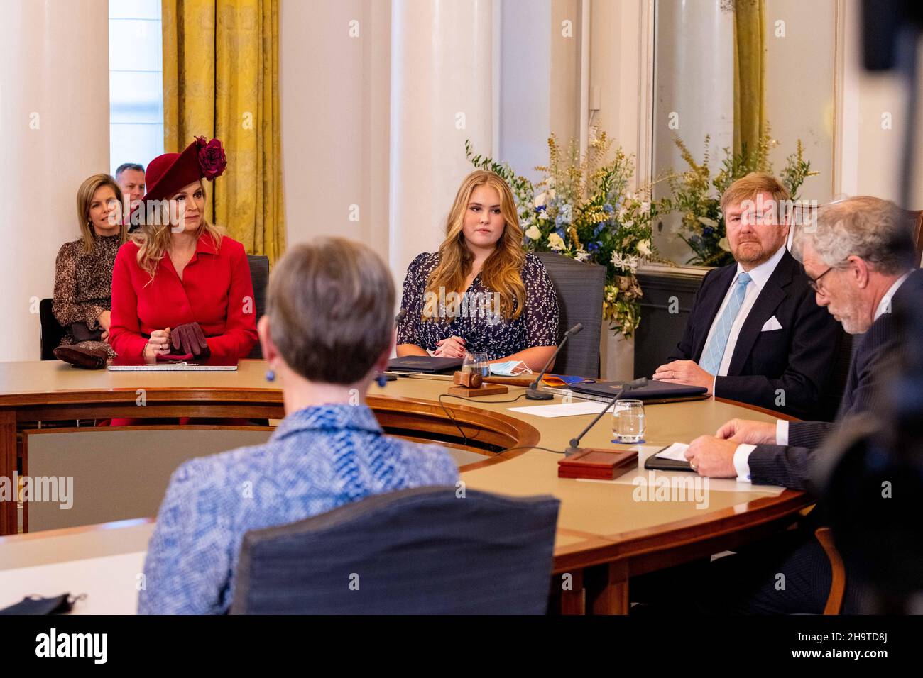 King Willem-Alexander and Queen Maxima with Princess Amalia of the ...