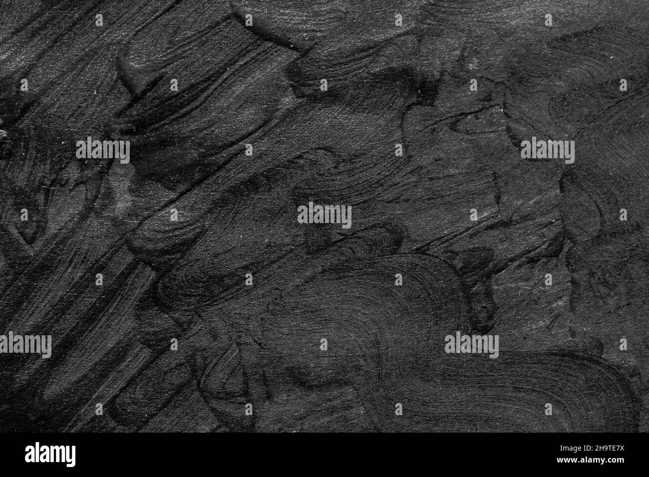 Black brush strokes on white paper isolated Stock Photo - Alamy