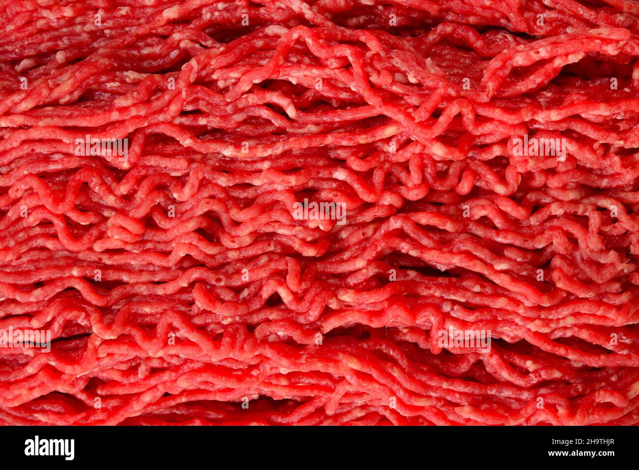 Chopped meat  isolated on white background. Stock Photo