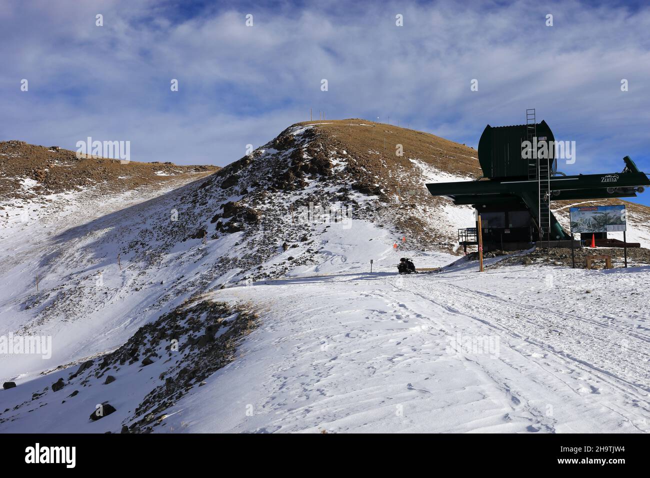 Colorado mountains at Arapahoe basin Stock Photo