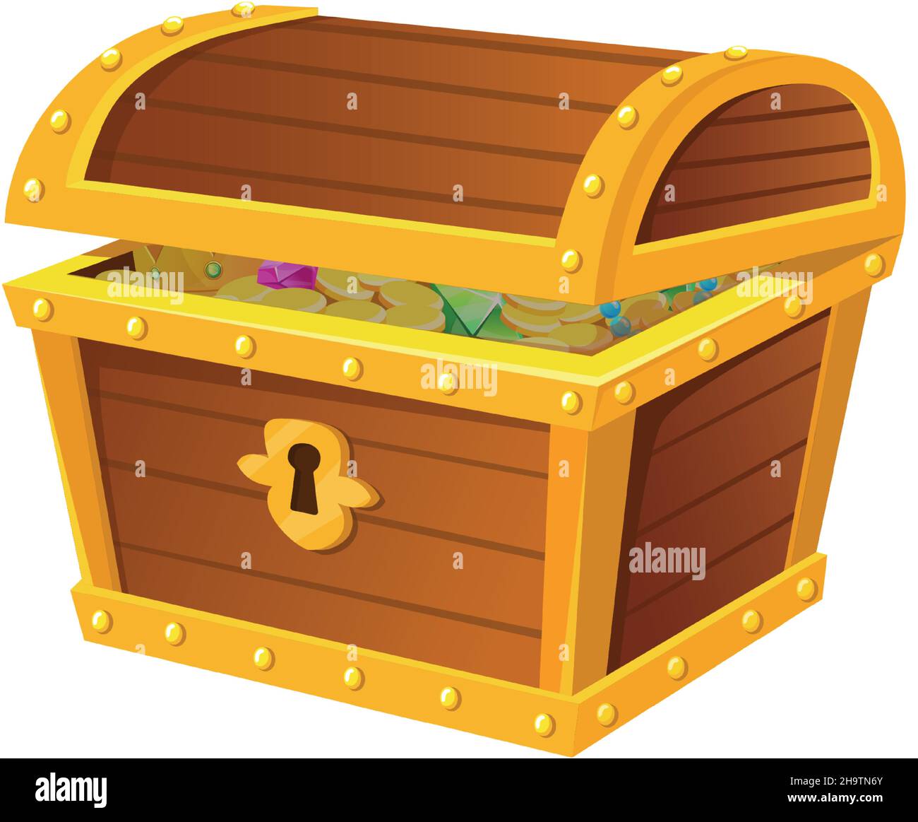 Small treasure chest Stock Photo - Alamy