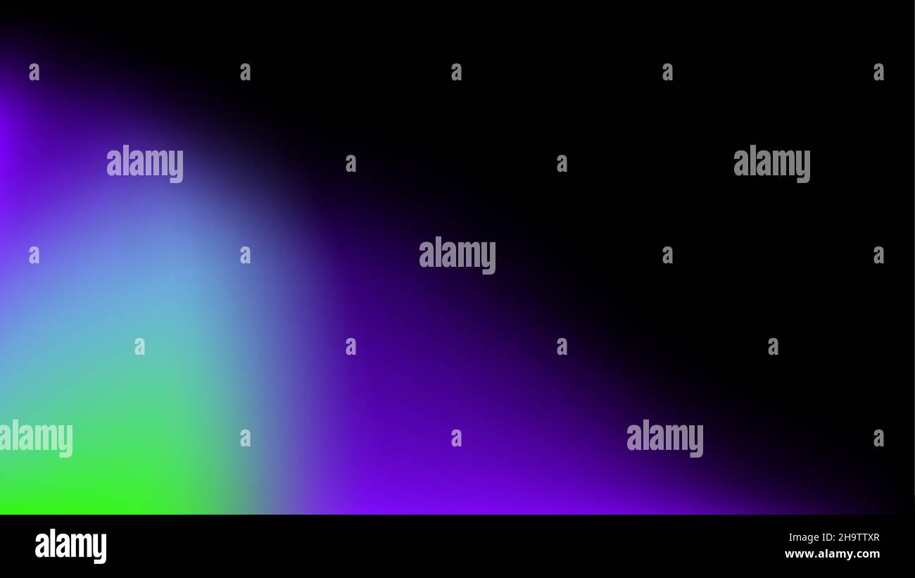 Abstract Green, Purple and Black Gradient Background. Vector illustration Stock Vector