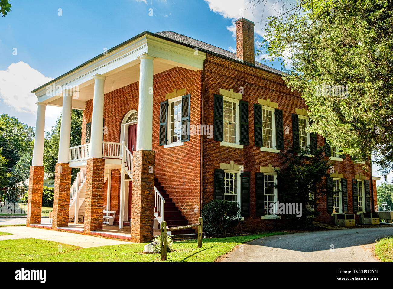 Banks County Historic Courthouse, Yonah Homer Road, Homer, Stock Photo Alamy