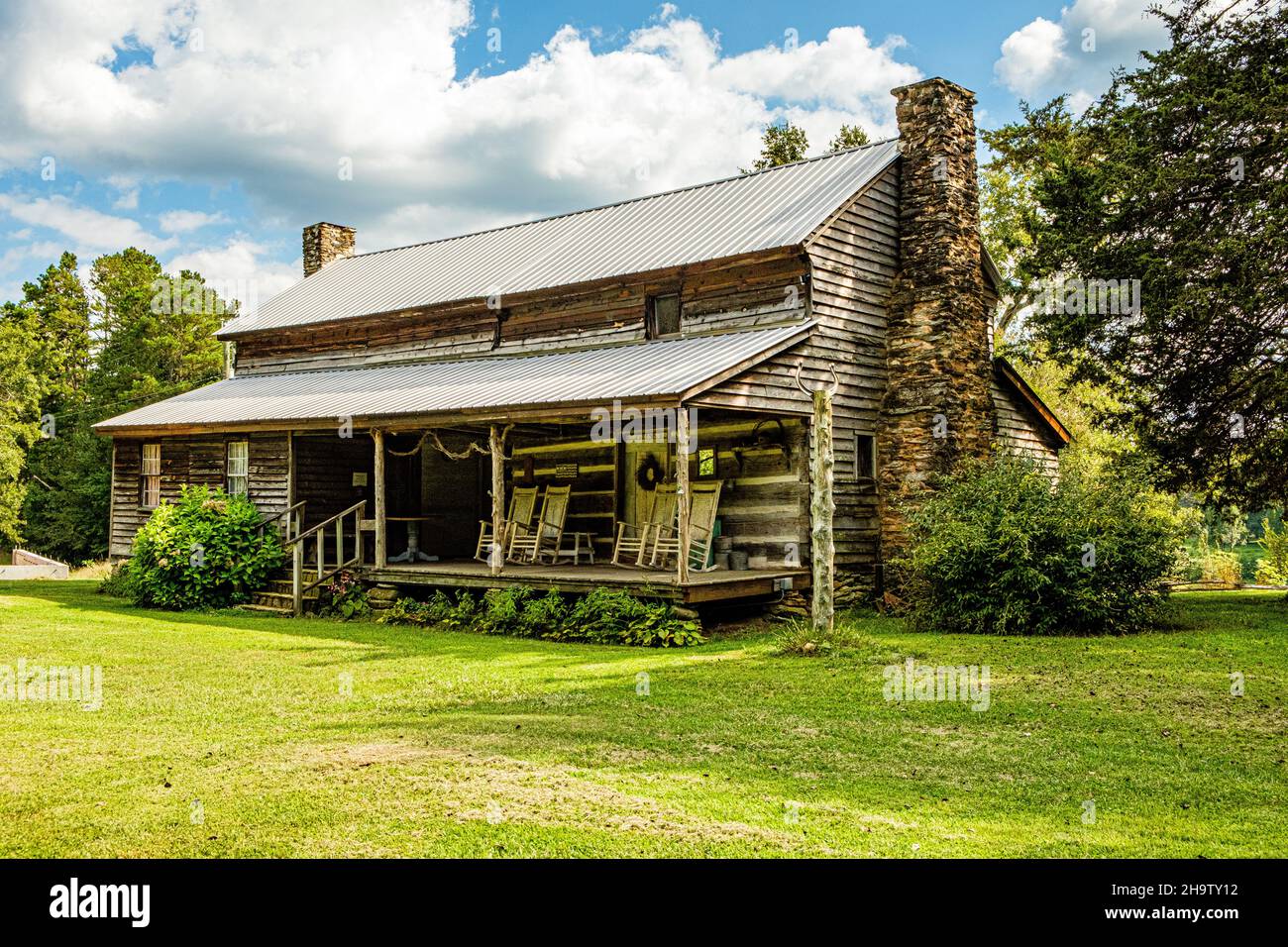 Fort Hollingsworth White House, Wynn Lake Road, Alto, Georgia Stock Photo