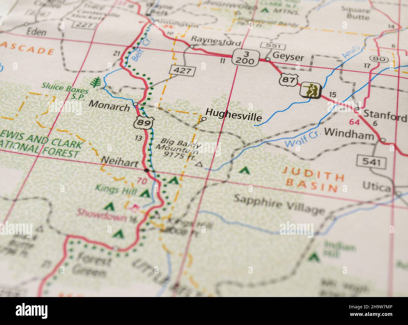Hughesville map hires stock photography and images Alamy