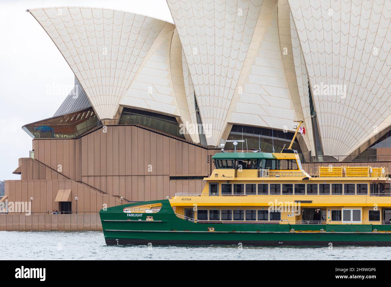Sydney ferry MV Fairlight an emerald class ferry brought into service in  2021 to serve the F1 manly to circular quay route, passes Sydney opera  House Stock Photo - Alamy