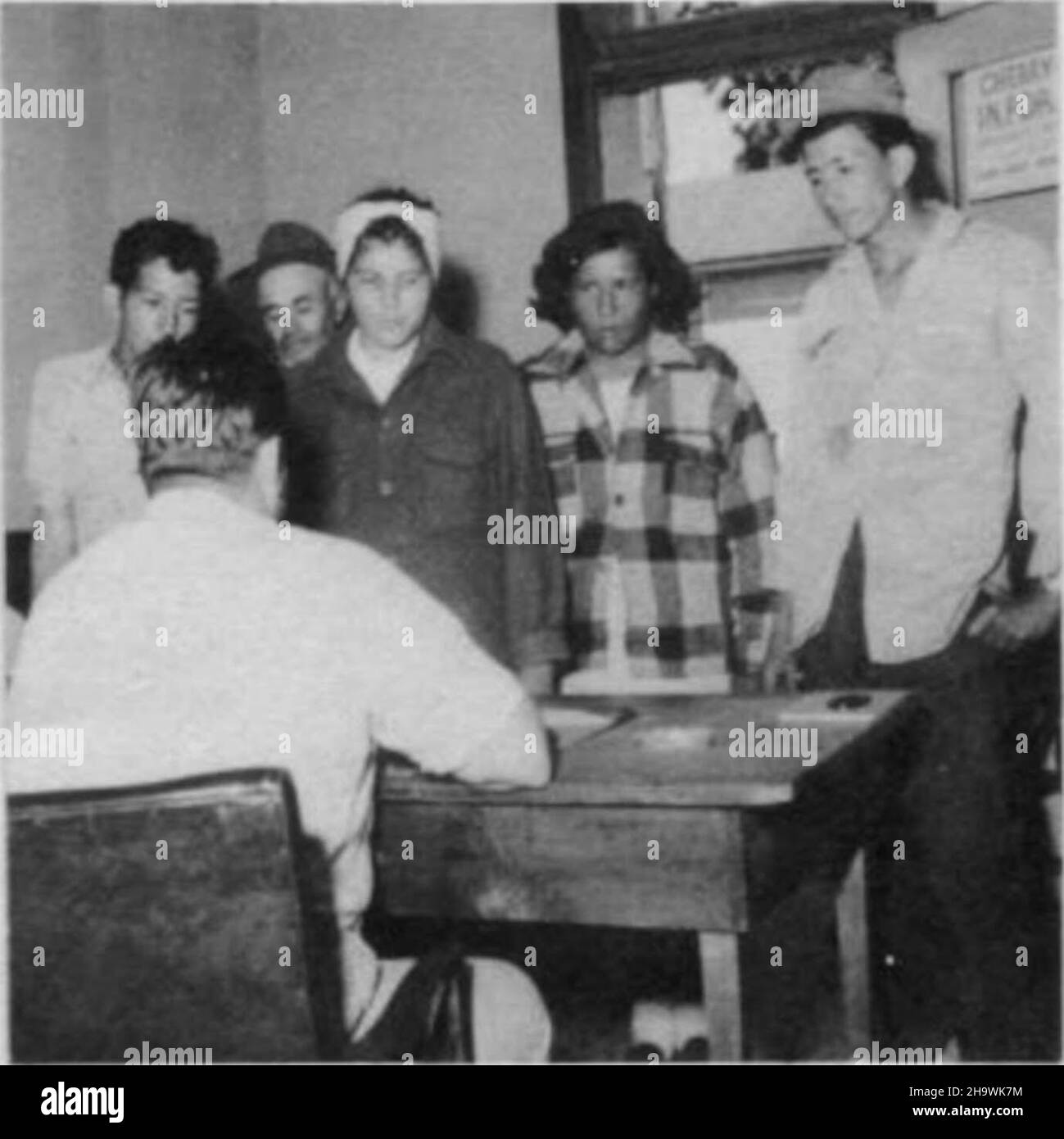Inside the labor office in Sturgeon Bay Stock Photo Alamy