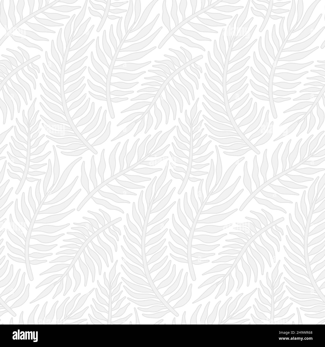 Awesome Abstract Elegant Leaves Vector Seamless Pattern Design Stock Vector
