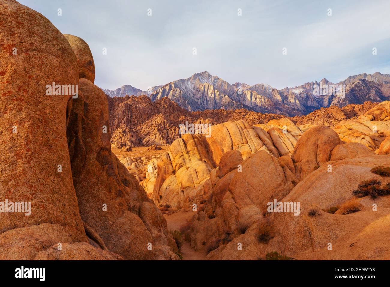 Unusual Stone Formations In Alabama Hills California USA Stock Photo unusual-stone-formations-in-alabama-hills-california-usa-stock-photo