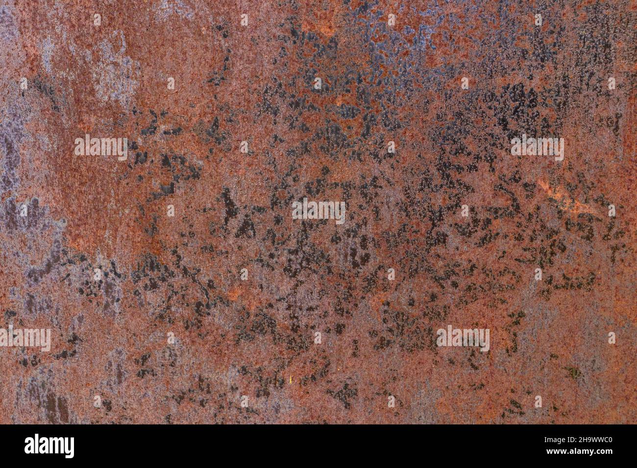 rust on metal steel wall background texture. Stock Photo