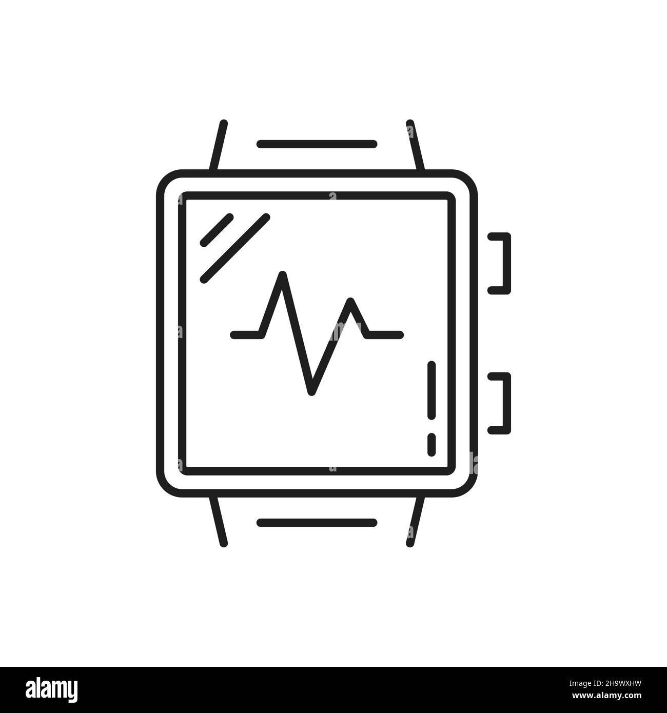 https://c8.alamy.com/comp/2H9WXHW/wrist-fitness-tracker-outline-icon-body-exercise-thin-line-pictogram-weight-control-and-healthy-lifestyle-outline-vector-pictogram-with-pulse-on-sma-2H9WXHW.jpg