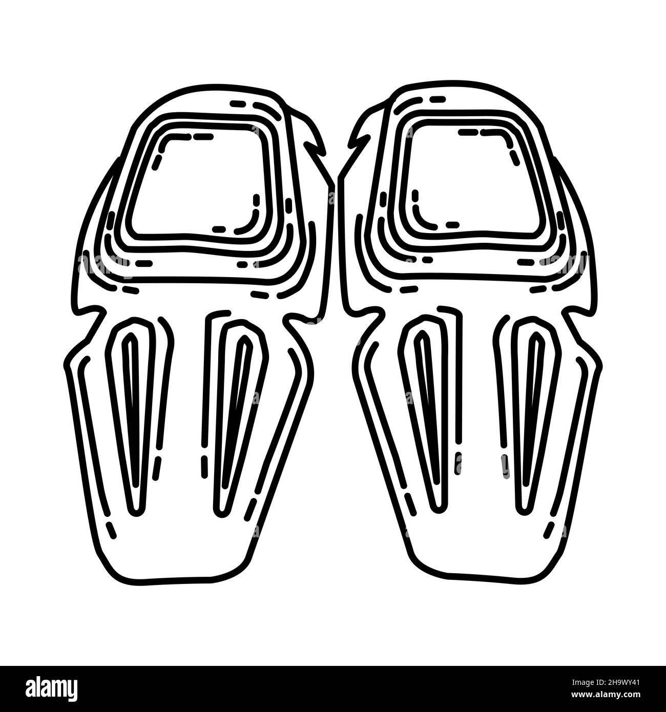 Navy Seal Knee Pads Part of Military and Navy Force Equipments Hand