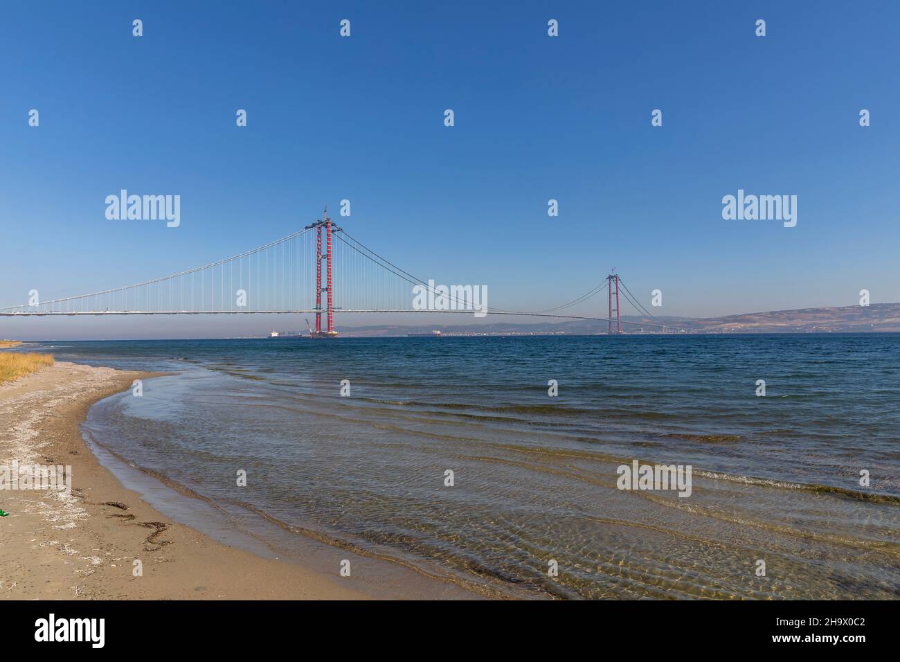 new bridge connecting two continents 1915 canakkale bridge (dardanelles