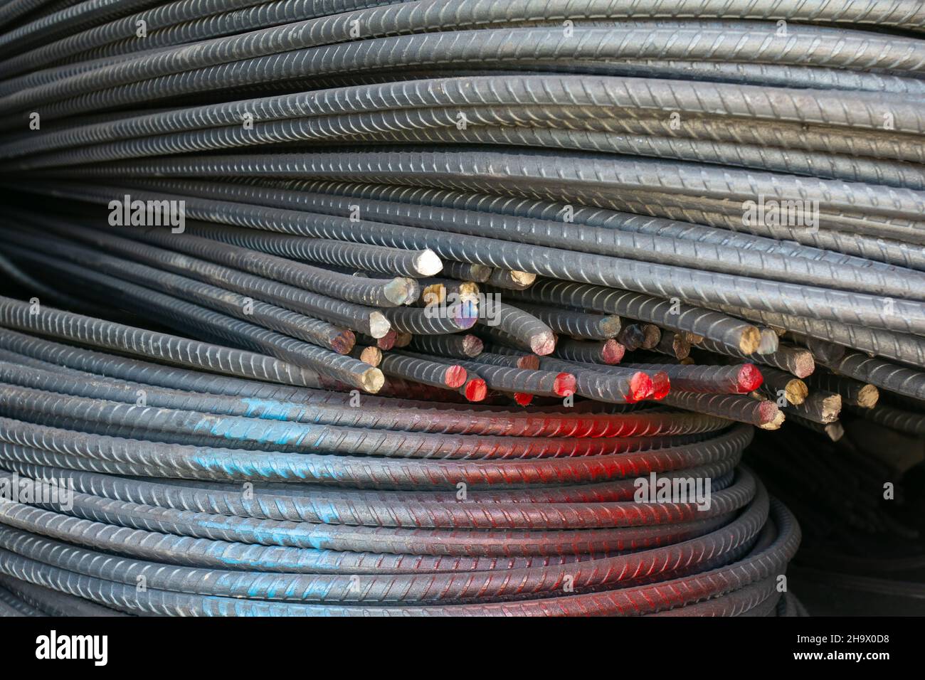 Construction steel rod and bars Stock Photo Alamy