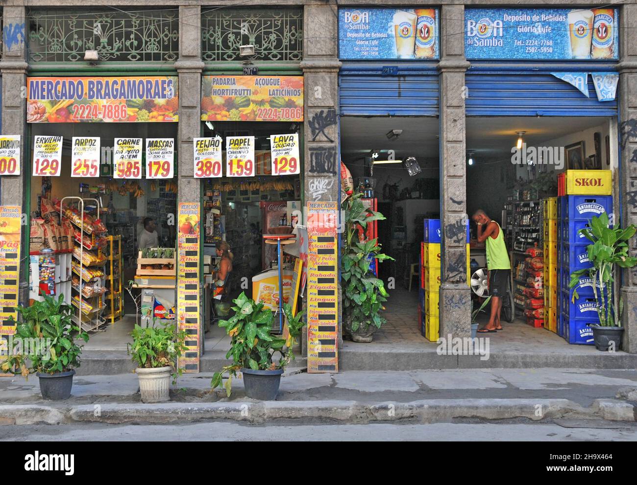 shop, Lapa, Rio de Janeiro, Brazil Stock Photo
