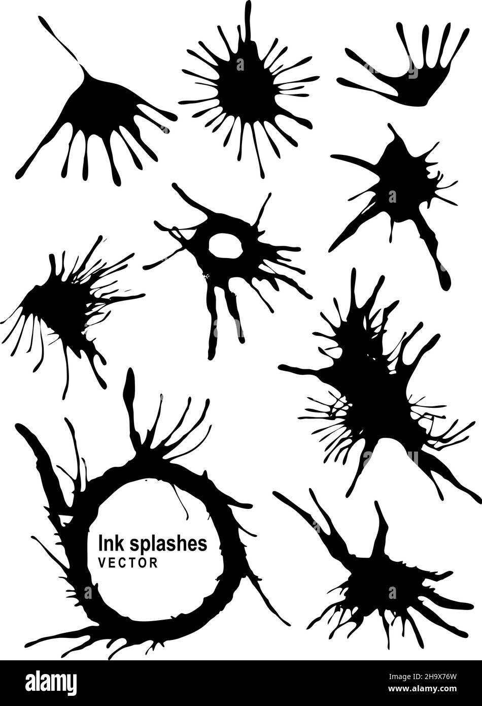 Blots. Vector illustration Stock Vector Image & Art - Alamy