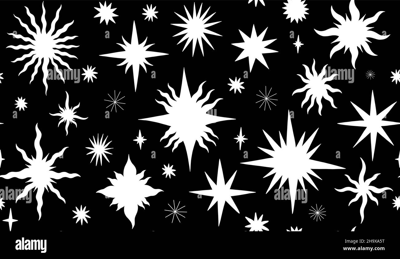 Blue star pattern Black and White Stock Photos & Images - Alamy