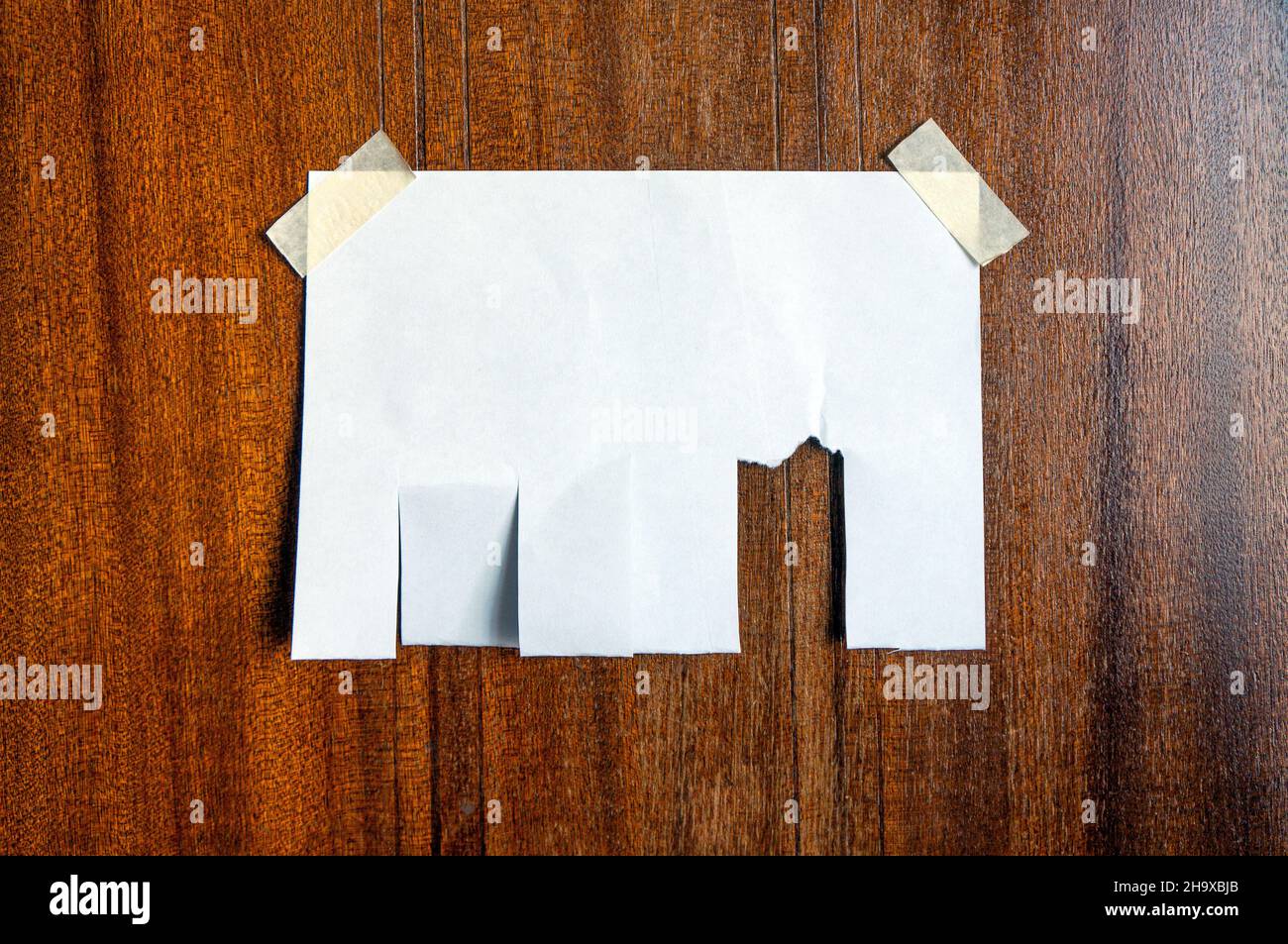 Advertising poster tear off hi-res stock photography and images - Alamy