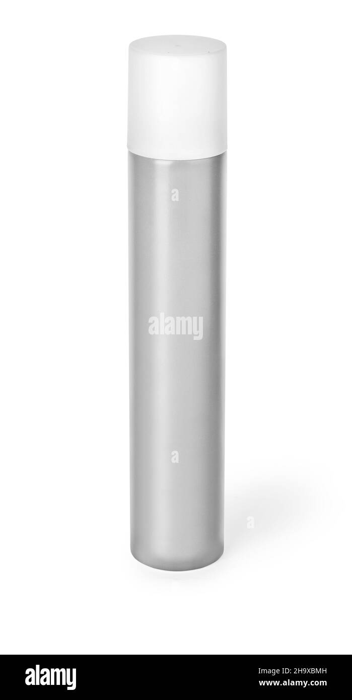 Gray Cosmetics bottle can Spray, Deodorant, Air Freshener isolated on