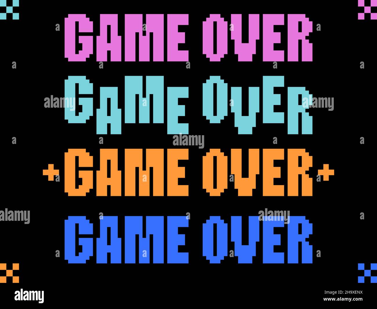 Pixilart - Game Over by thisismyart