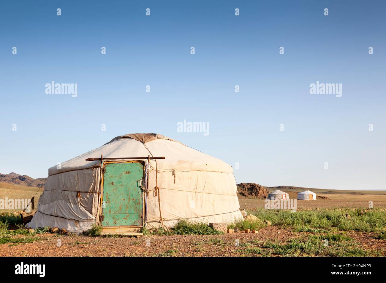 Early in the morning in a Ger. Mongolia Stock Photo - Alamy