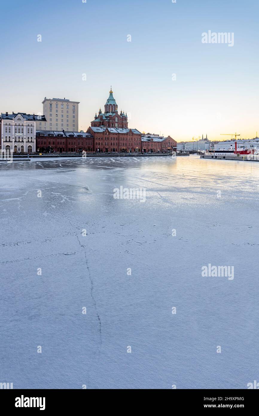 Winter in Helsinki Stock Photo