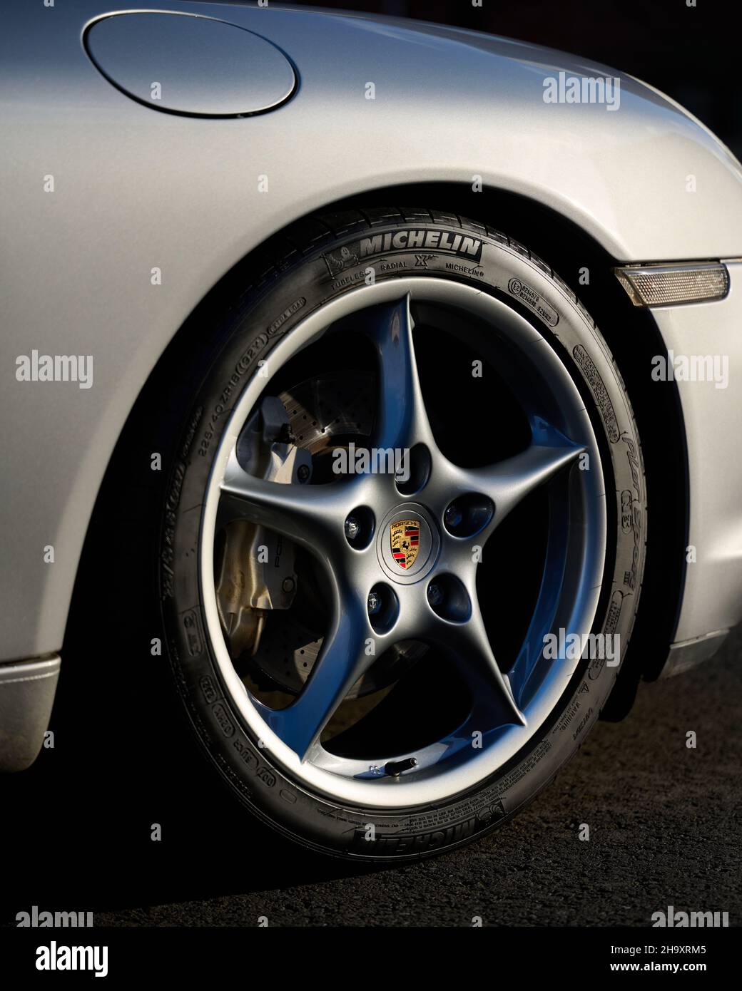 Porsche Carrera Wheel Stock Photo Alamy