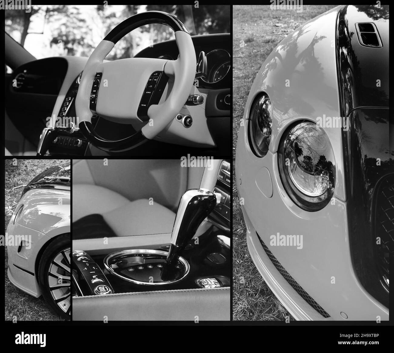 Car interior luxury service. Car interior details Stock Photo Alamy