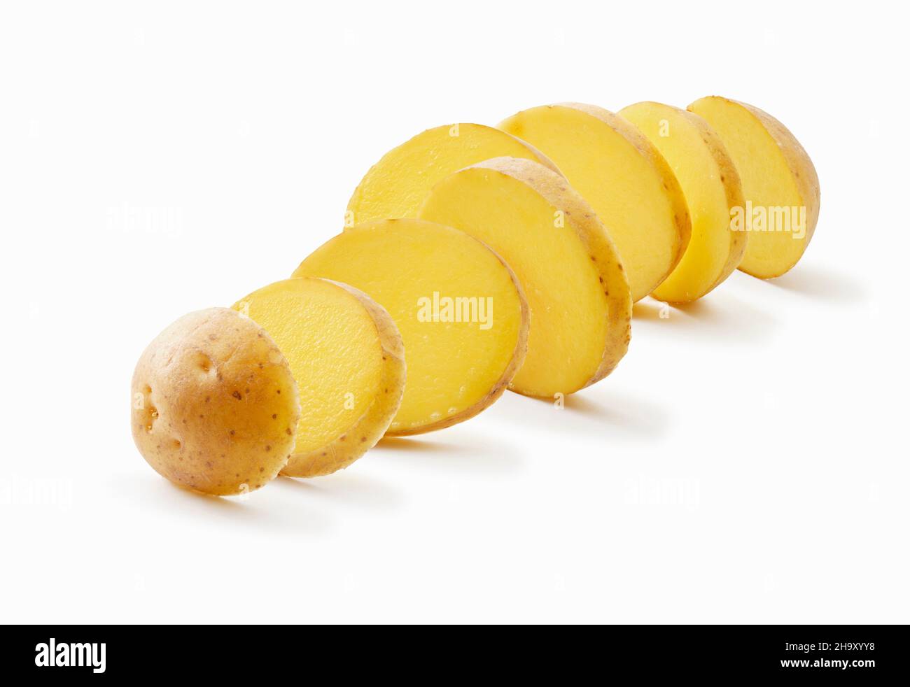 A sliced potato Stock Photo - Alamy