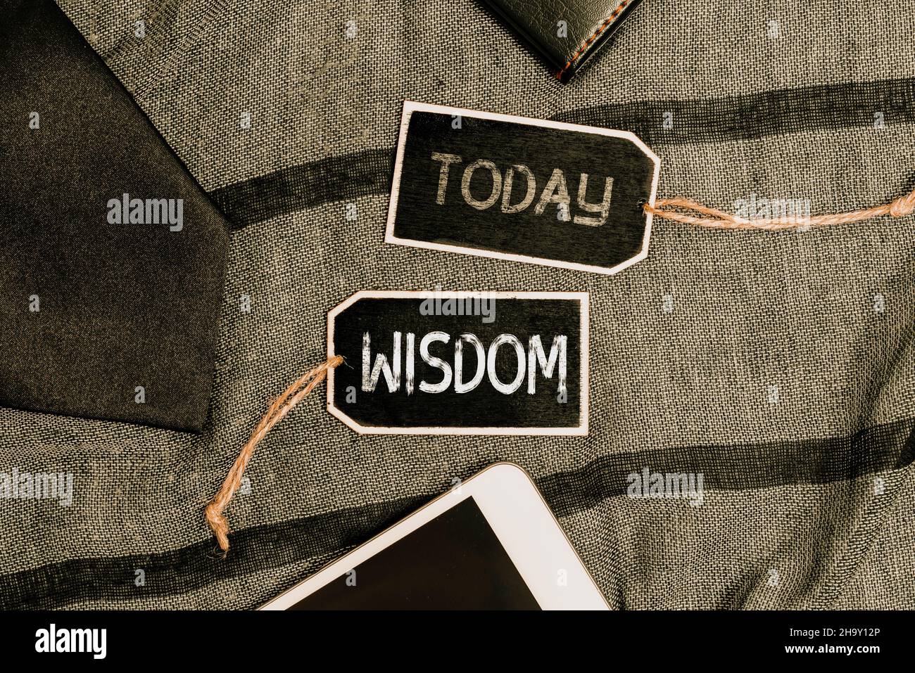 Hand writing sign Wisdom. Business concept quality having experience ...