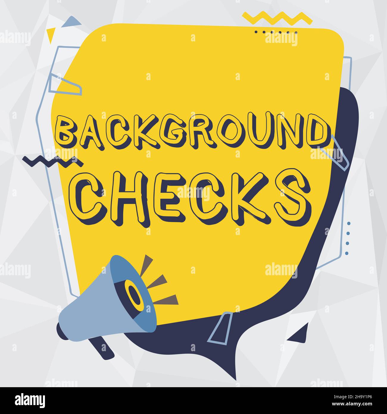 Text sign showing Background Checks. Word Written on looking up ...