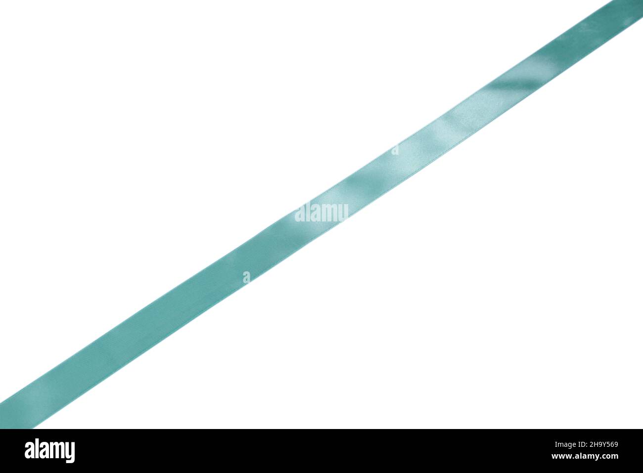 Light green ribbon isolated on white background Stock Photo Alamy