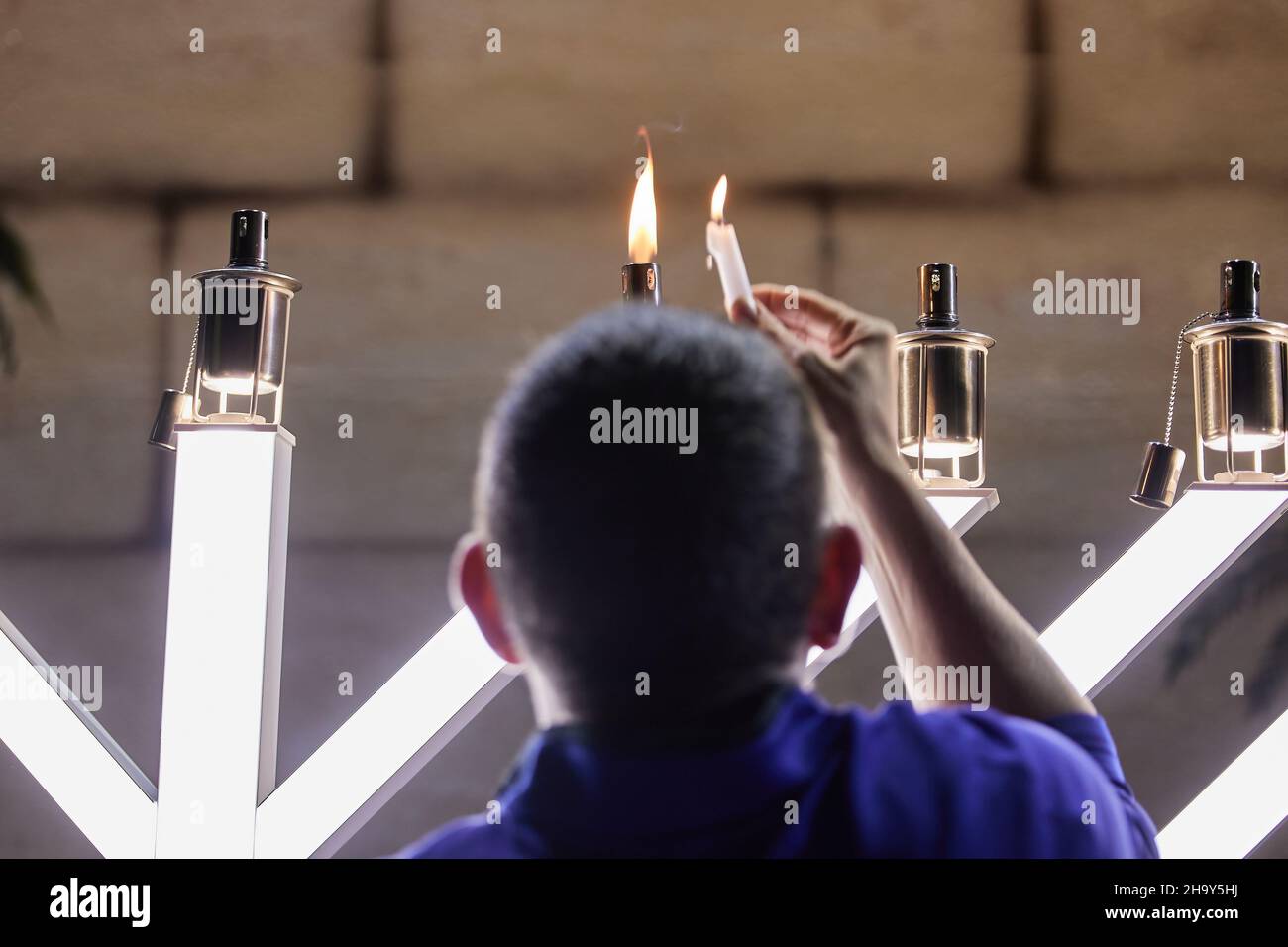 Car menorah parade hires stock photography and images Alamy