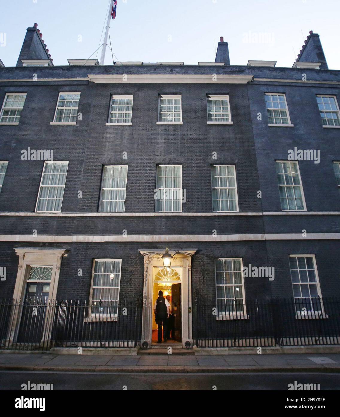 File photo dated 26/6/2016 of the exterior of 10 Downing Street, the official residence of the Prime Minister who is facing questions over whether he misled an investigation into a donation for refurbishments to his Downing Street flat in Number 11 after the Electoral Commission fined the Tories £17,800. Issue date: Thursday December 9, 2021. Stock Photo