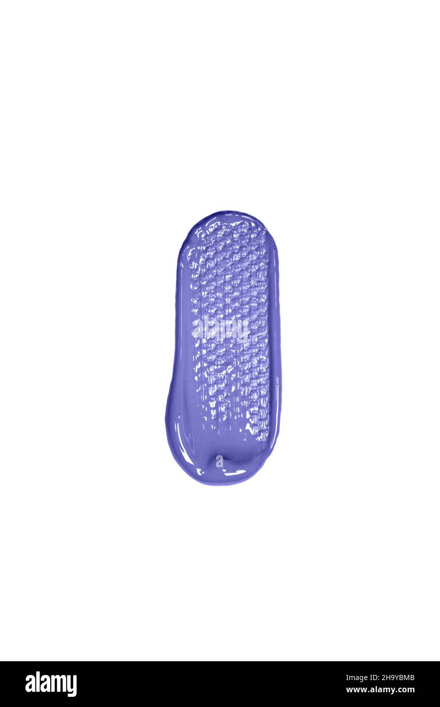 Smear of lavender purple acrylic paint Stock Photo Alamy