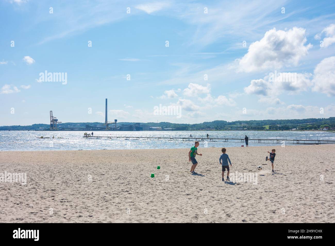 Aabenraa: Aabenraa Beach, port, in Aabenraa, Jylland, Jutland, Denmark  Stock Photo - Alamy