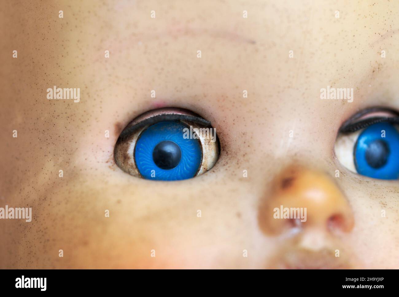 infant doll's eyes Stock Photo Alamy