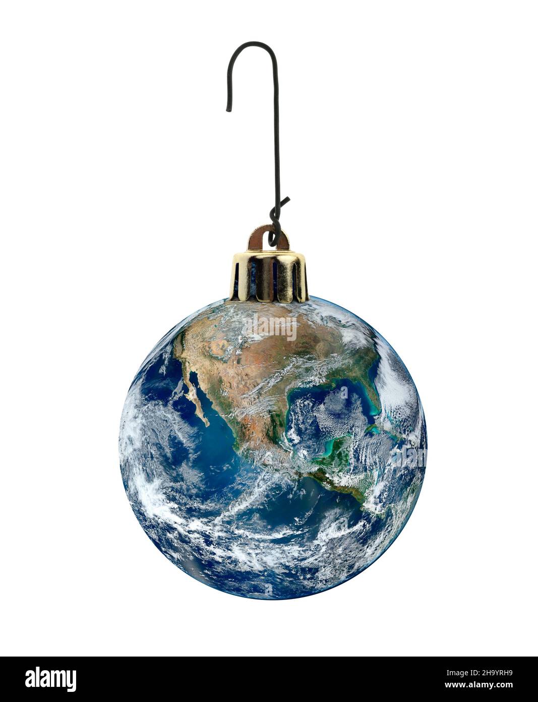 Save the earth christmas ornament hi-res stock photography and images -  Alamy