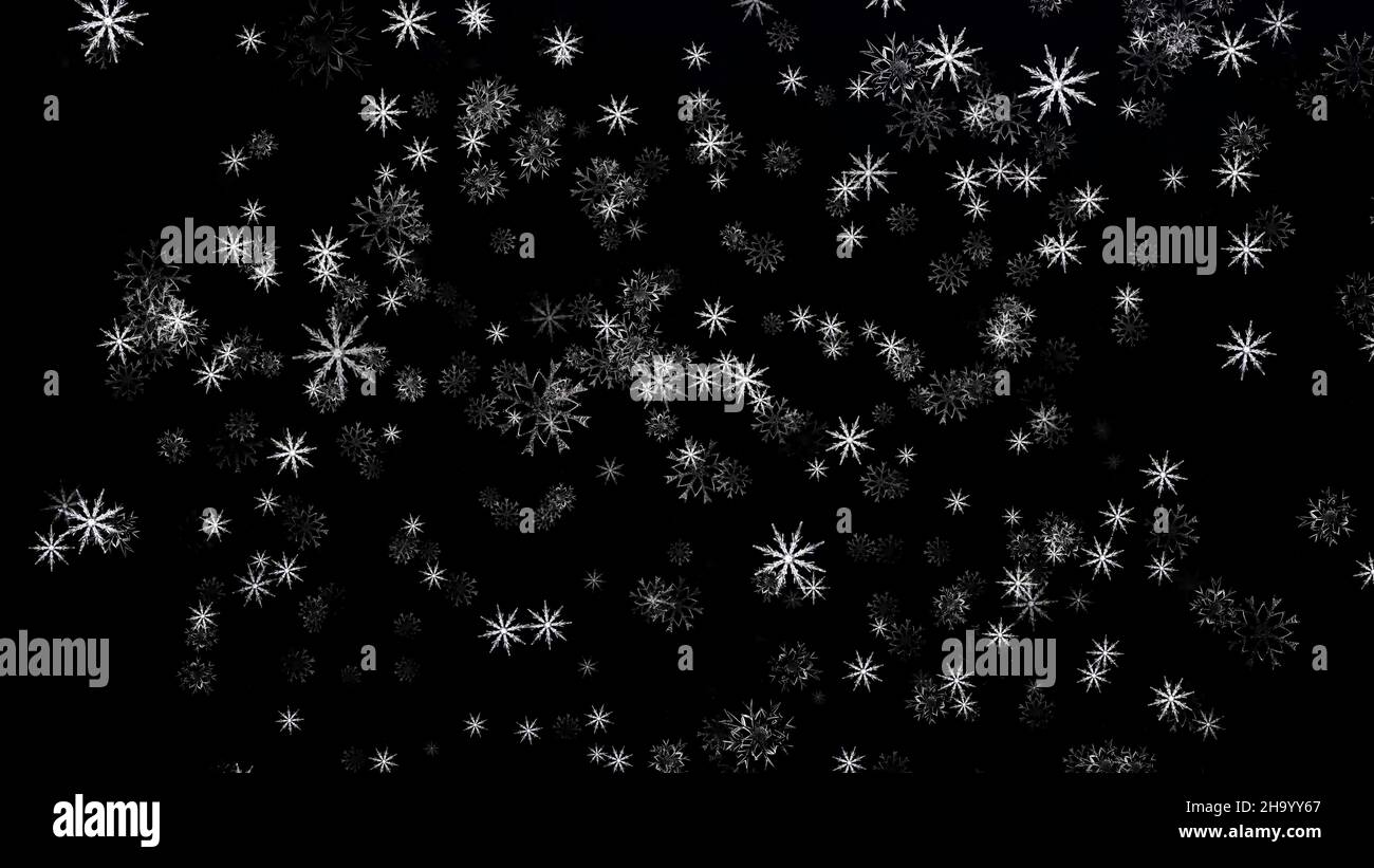 Falling snow background animation winter hi-res stock photography and ...